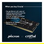 Crucial CT48G56C46S5 Memoria RAM para Portátil 48GB DDR5 5600 MHz CL46 SO-DIMM Unbuffered con ECC