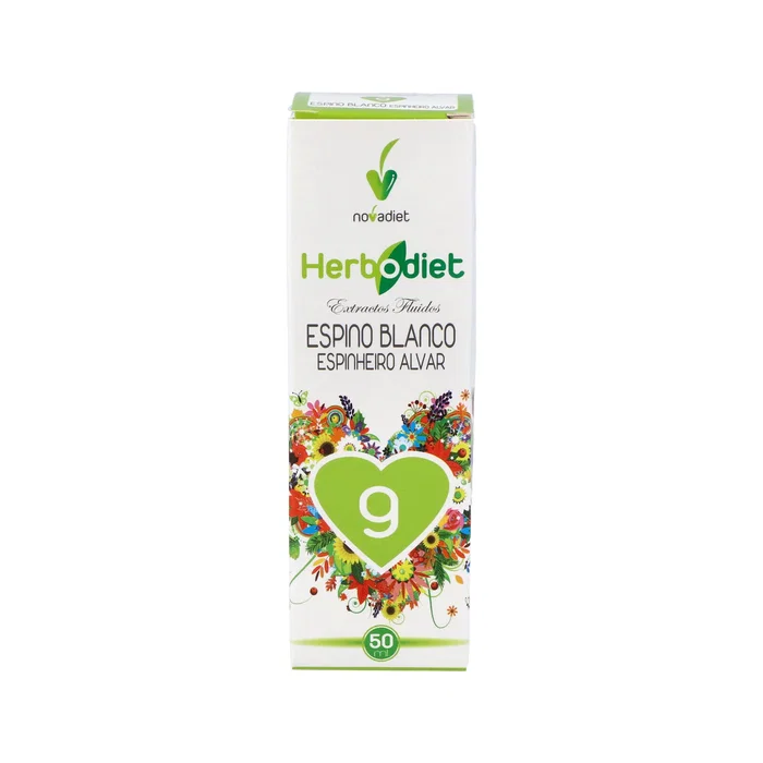 Novadiet Extracto Fluido Espino Blanco (Crataegus) 50 ml - Para Ritmo Cardiaco, Nerviosismo e Insomnio Novadiet Extracto Fluido Espino Blanco (Crataegus) 50 ml - Para Ritmo Cardiaco, Nerviosismo e Insomnio