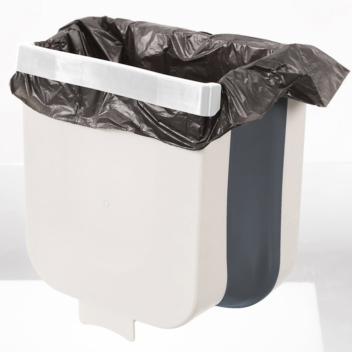 Je cherche une Idee Cubo Basura Colgar Plegable 4L Cocina Plástico Silicona