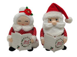 DKD Home Decor Surtido de 2 Figuras de Poliéster Rojas 16x18x28 cm