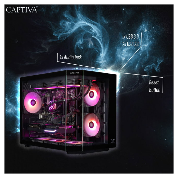 Captiva Highend Gaming PC I98-412 i7-14700KF 32GB/1TB SSD RTX 5070 Win 11