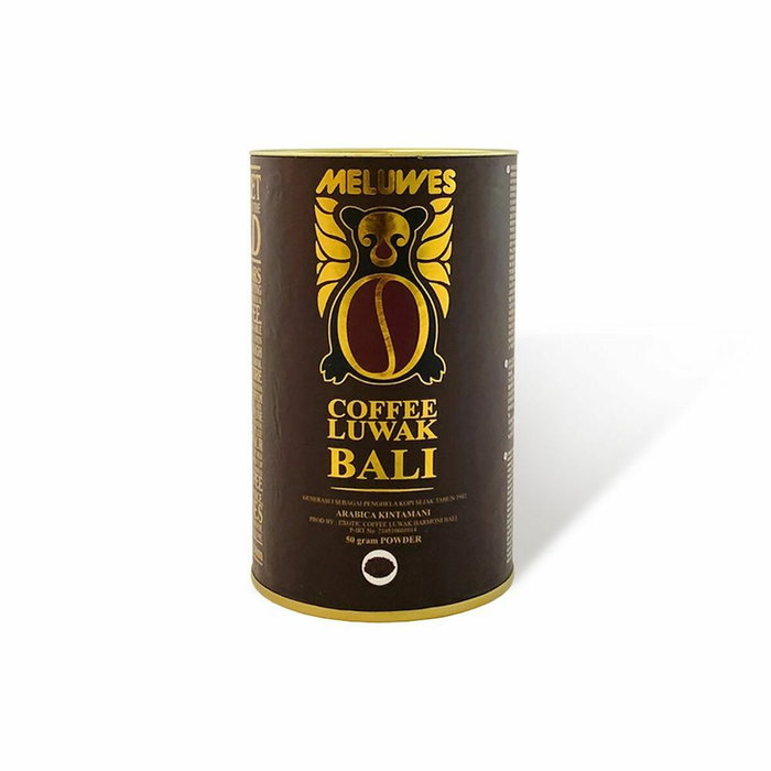 Coffee Luwak Bali Café Kopi Luwak 100% molido, Bali, 50 gr Coffee Luwak Bali Café Kopi Luwak 100% molido, Bali, 50 gr