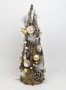DKD Home Decor Árbol de Piñas Natural Dorado