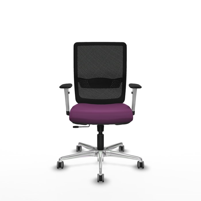 PIQUERAS Y CRESPO Silla de oficina Haches Morada con mecanismo Sincro/Traslack PIQUERAS Y CRESPO Silla de oficina Haches Morada con mecanismo Sincro/Traslack