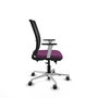 PIQUERAS Y CRESPO Silla de oficina Haches Morada con mecanismo Sincro/Traslack