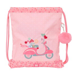 Bolsa Mochila con Cuerdas Moos Passion Multicolor 35 x 40 x 1 cm