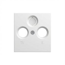 GIRA System 55 Abdeckung für Koaxial-Antennensteckdose reinweiss seidenmatt