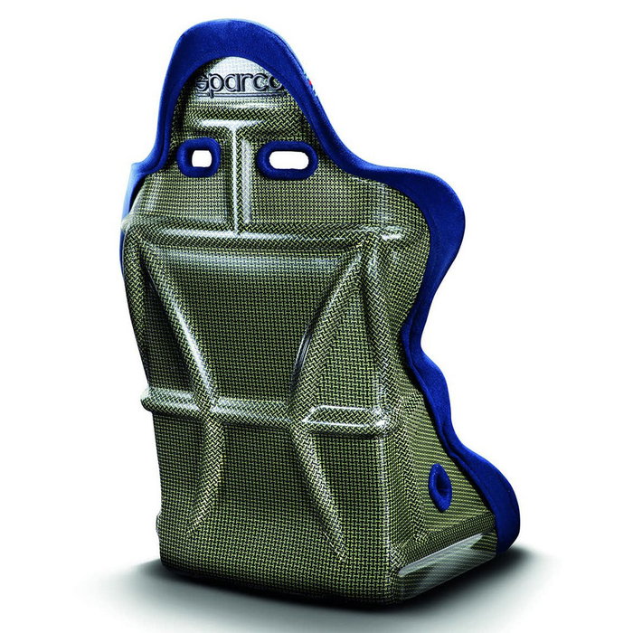 Sparco S008021ZMRBM Asiento Legend Martini Racing Azul Homologado FIA Carbono/Kevlar Competición Rally Grupo B Arneses 4/5/6 Puntos