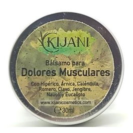 KIJANI Bálsamo para el Bienestar Muscular con 7 Plantas - Alivio del Dolor, 30ml