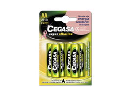 Cegasa 329058 Blister 6 Pilas Super Alcalinas LR6 E91 (AA)