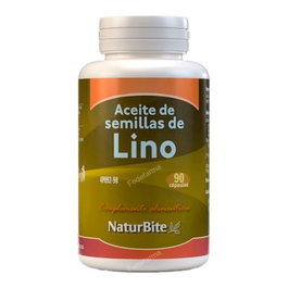 NATURBITE Aceite De Semillas De Lino 1000 Mg 90 Perlas