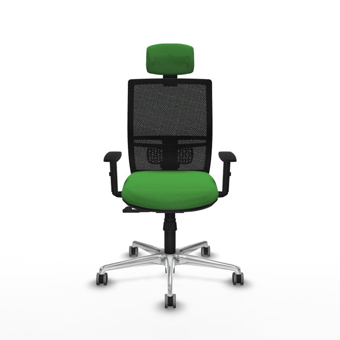 PIQUERAS Y CRESPO Silla de oficina Yunquera con mecanismo Sincro Verde y Negro PIQUERAS Y CRESPO Silla de oficina Yunquera con mecanismo Sincro Verde y Negro
