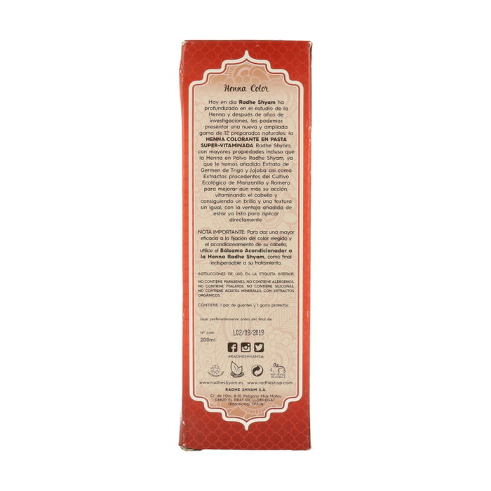 Radhe Shyam Henna Caoba Pasta