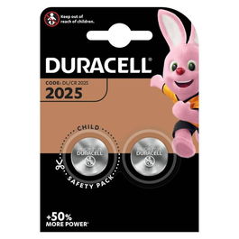 Duracell Pilas Planas De Litio 3V CR2025 Blister 2 Unidades
