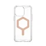 Urban Armor Gear Case Plyo MagSafe para Apple iPhone 15 Pro Max (6.7") - Funda Transparente Ice/Rose Gold, Resistente a Impactos y Caídas