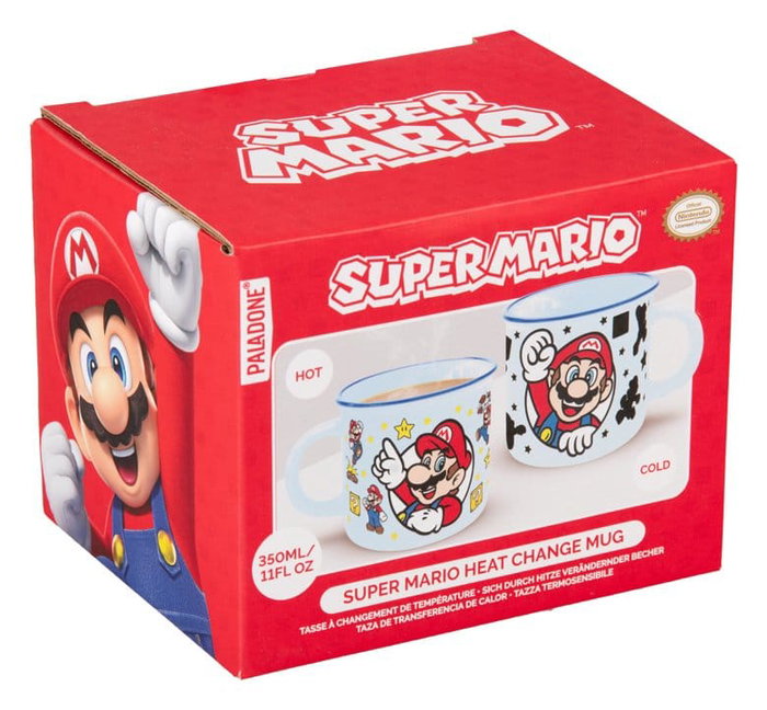 Paladone Products Taza Super Mario Mario Sensitiva al Calor