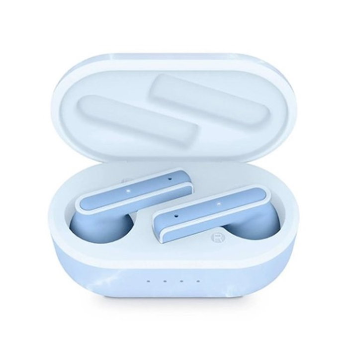 Energy Sistem Senshi Eco Auriculares Intrauditivos Bluetooth, Cancelación de Ruido, 5h Autonomía, Carga USB-C, Color Azul - 457137