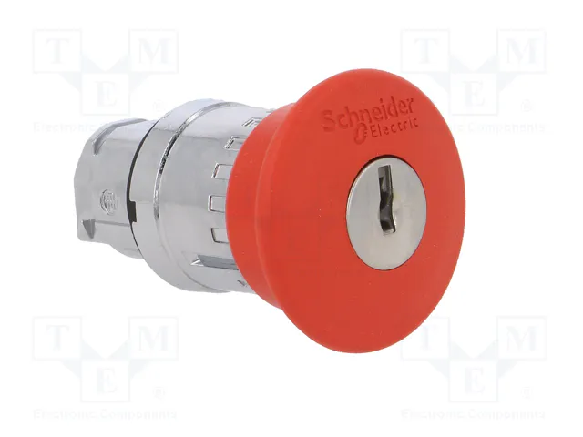 SCHNEIDER ELECTRIC Interruptor de seguridad con llave Harmony XB4 Rojo SCHNEIDER ELECTRIC Interruptor de seguridad con llave Harmony XB4 Rojo