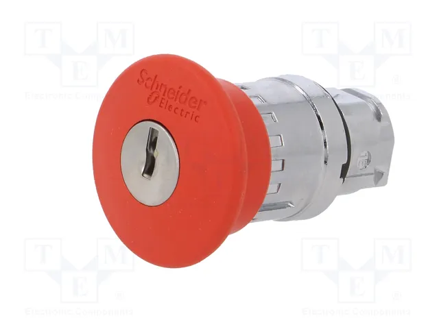 SCHNEIDER ELECTRIC Interruptor de seguridad con llave Harmony XB4 Rojo SCHNEIDER ELECTRIC Interruptor de seguridad con llave Harmony XB4 Rojo