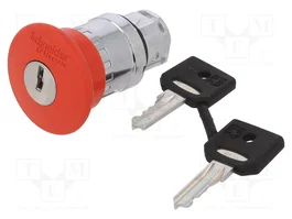 SCHNEIDER ELECTRIC Interruptor de seguridad con llave Harmony XB4 Rojo