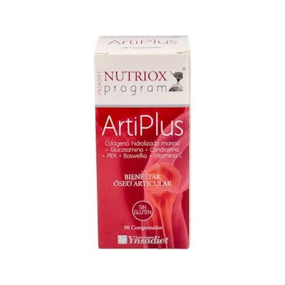 NUTRIOX Artiplus 90 Comp. Colágeno Marino, Glucosamina, Condroitina, PEA, Vitamina C