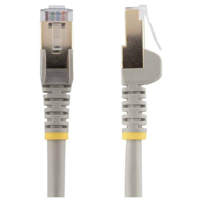 StarTech Cable de Red Ethernet CAT6a de 5 m - Cable Categoría 6a Blindado STP Gris - RJ45 Snagless - 10 Gb/s, 500 MHz, PoE - Ref: 6ASPAT5MGR StarTech Cable de Red Ethernet CAT6a de 5 m - Cable Categoría 6a Blindado STP Gris - RJ45 Snagless - 10 Gb/s, 500 MHz, PoE - Ref: 6ASPAT5MGR