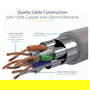 StarTech Cable de Red Ethernet CAT6a de 5 m - Cable Categoría 6a Blindado STP Gris - RJ45 Snagless - 10 Gb/s, 500 MHz, PoE - Ref: 6ASPAT5MGR
