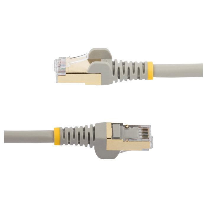 StarTech Cable de Red Ethernet CAT6a de 5 m - Cable Categoría 6a Blindado STP Gris - RJ45 Snagless - 10 Gb/s, 500 MHz, PoE - Ref: 6ASPAT5MGR StarTech Cable de Red Ethernet CAT6a de 5 m - Cable Categoría 6a Blindado STP Gris - RJ45 Snagless - 10 Gb/s, 500 MHz, PoE - Ref: 6ASPAT5MGR