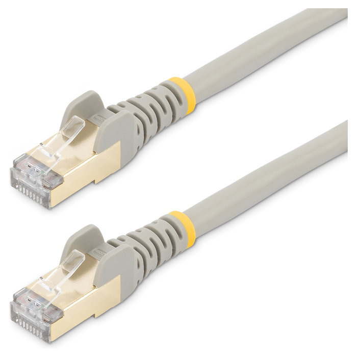 StarTech Cable de Red Ethernet CAT6a de 5 m - Cable Categoría 6a Blindado STP Gris - RJ45 Snagless - 10 Gb/s, 500 MHz, PoE - Ref: 6ASPAT5MGR StarTech Cable de Red Ethernet CAT6a de 5 m - Cable Categoría 6a Blindado STP Gris - RJ45 Snagless - 10 Gb/s, 500 MHz, PoE - Ref: 6ASPAT5MGR