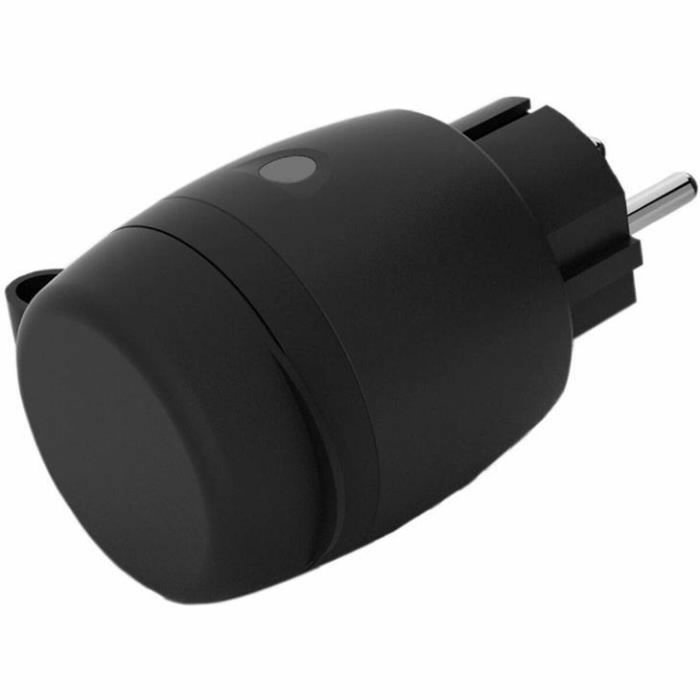 GAO Pack de 2 enchufes para exterior con mando a distancia - Negro