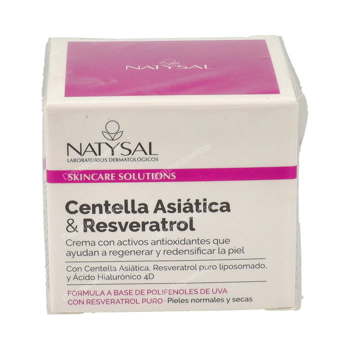 NATYSAL Crema con Centella Asiática, Resveratrol y Ácido Hialurónico 4D 50ml NATYSAL Crema con Centella Asiática, Resveratrol y Ácido Hialurónico 4D 50ml