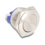 DeLOCK 22040 Interruptor pulsador 2P Plata IP65