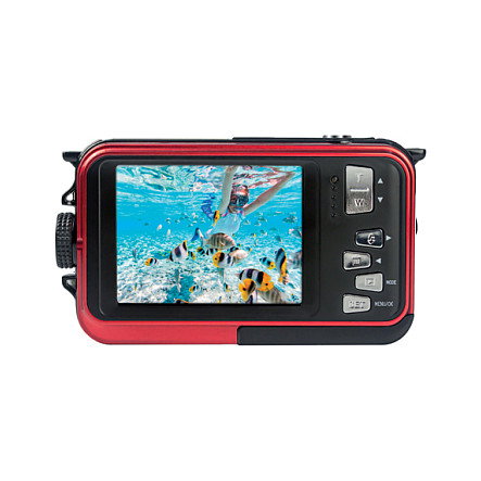 AgfaPhoto WP8000 Cámara Digital 2K Ultra HD 24 MP, Resistente al Agua hasta 3m, Roja AgfaPhoto WP8000 Cámara Digital 2K Ultra HD 24 MP, Resistente al Agua hasta 3m, Roja