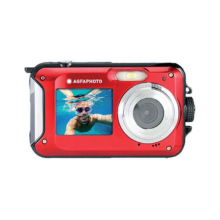 AgfaPhoto WP8000 Cámara Digital 2K Ultra HD 24 MP, Resistente al Agua hasta 3m, Roja AgfaPhoto WP8000 Cámara Digital 2K Ultra HD 24 MP, Resistente al Agua hasta 3m, Roja