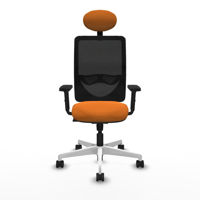 PIQUERAS Y CRESPO Silla de oficina Zulema Naranja y Negro PIQUERAS Y CRESPO Silla de oficina Zulema Naranja y Negro