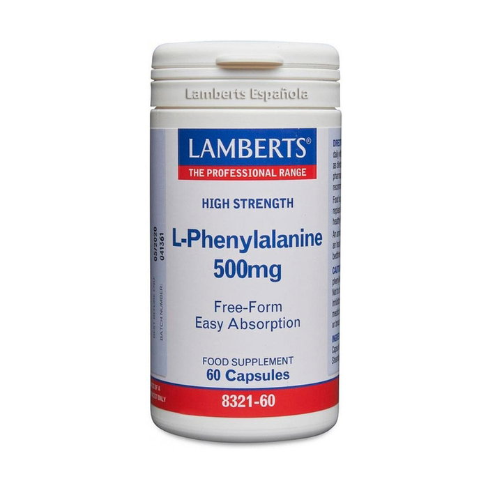 Lamberts L-Fenilalanina 500 mg 60 cápsulas Lamberts L-Fenilalanina 500 mg 60 cápsulas