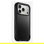 Nomad Rugged Leather Case para iPhone 17 Pro, Color Negro, Cuero Horween