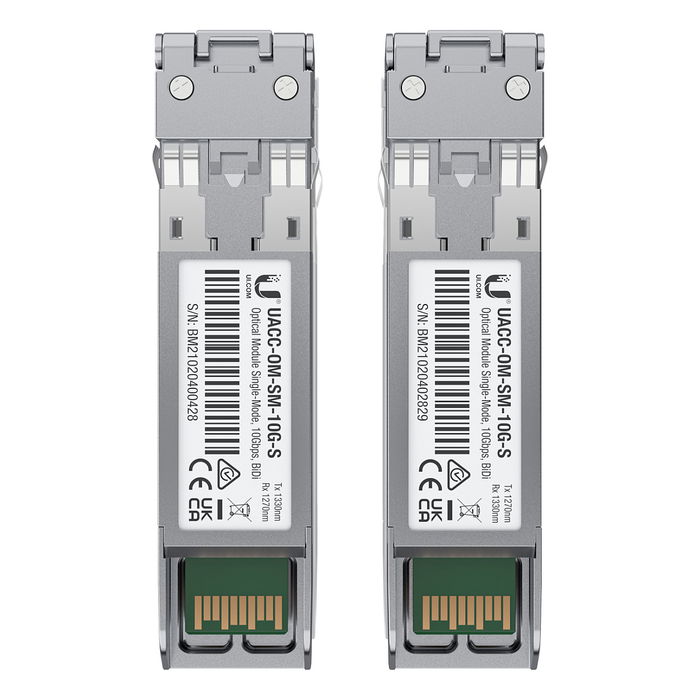 Ubiquiti UACC-OM-SM-10G-S-20 Transceptor Óptico Monomodo SFP+ 10G
