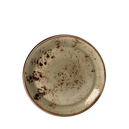 STEELITE Plato llano CRAFT VERDE COUPE 20 cm, vajilla apto lavavajillas y microondas (Set de 24)