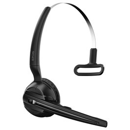 EPOS Impact D 10 II HS MONO - Auricular Inalámbrico DECT para Oficina/Centro de Llamadas, Monoaural, Supraaural, Negro, 50 g, Cancelación de Ruido
