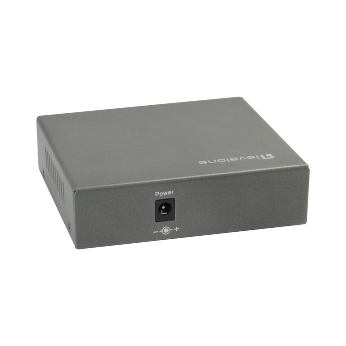 LevelOne GEP-0523 Switch Gigabit Ethernet de 5 puertos con 4 puertos PoE+ LevelOne GEP-0523 Switch Gigabit Ethernet de 5 puertos con 4 puertos PoE+