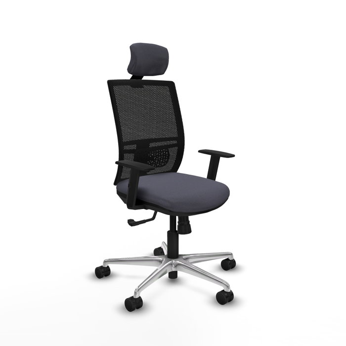PIQUERAS Y CRESPO Silla de oficina Yunquera con mecanismo Sincro Gris oscuro PIQUERAS Y CRESPO Silla de oficina Yunquera con mecanismo Sincro Gris oscuro