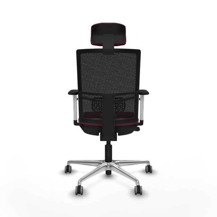 PIQUERAS Y CRESPO Silla de oficina Yunquera con mecanismo Sincro/Traslack, Granate y Negro PIQUERAS Y CRESPO Silla de oficina Yunquera con mecanismo Sincro/Traslack, Granate y Negro