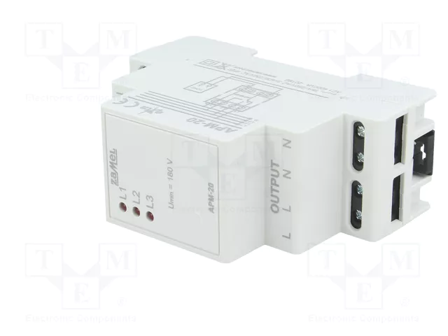 ZAMEL APM-20 Relé de monitorización de tensión 230VAC/16A ZAMEL APM-20 Relé de monitorización de tensión 230VAC/16A