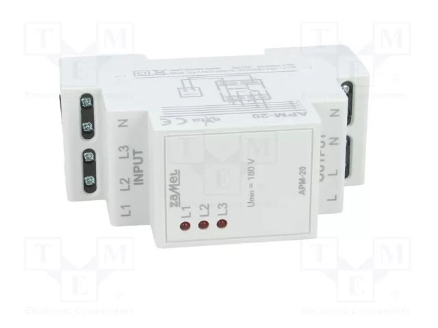 ZAMEL APM-20 Relé de monitorización de tensión 230VAC/16A ZAMEL APM-20 Relé de monitorización de tensión 230VAC/16A