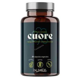 PALEOBULL Cuore 30 Cap. Suplemento para la función cardíaca normal con Monacolina K, Berberina, CoQ10. Vegano, sin gluten, sin GMO.