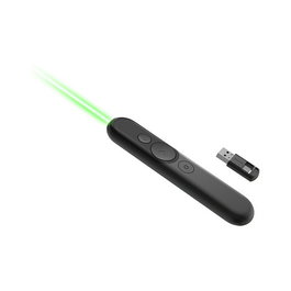 Lenovo Presenter Láser Recargable, Puntero Láser, 2.4GHz (USB-C/USB-A) y Bluetooth 5.3 Dual Connection
