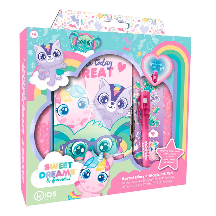 KIDS LICENSING Diario con Bolígrafo Mágico Sweet Dreams