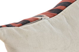 DKD Home Decor Terracotta 1c24 Cojín Boho Multicolor 45 x 45 cm (2 Unidades) Poliester con Borlas