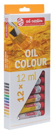 Talens Art Creation Set de Iniciación de Pintura al Óleo con 12 Tubos de 12 ml